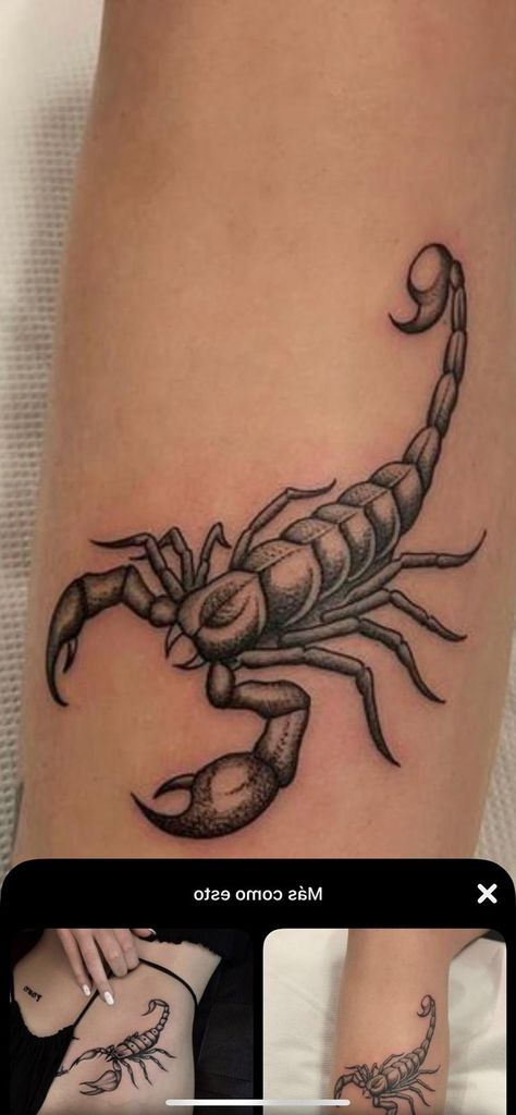 Scorpion Tattoo For Men Arm, Scorpion Knee Tattoo, Parent Tattoos, Armor Tattoo, Sailor Jerry Tattoos, Scorpio Tattoo, Tattoo Old School, Pen Tattoo, Forarm Tattoos