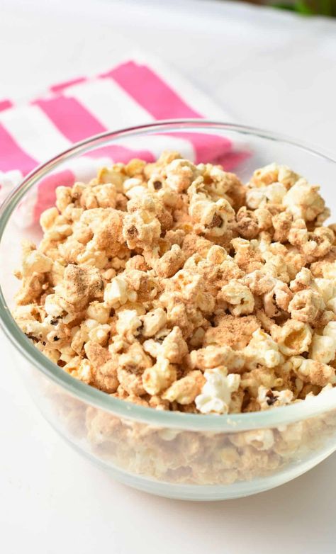 Protein Popcorn (12g Protein, 96 Calories) - The Conscious Plant Kitchen Filling Low Calorie Snacks, Protein Mug Cakes, Banana Protein, High Protein Desserts, Freeze Dried Raspberries, Filling Snacks, Lunch Appetizers, Dried Raspberries, Dairy Free Eggs