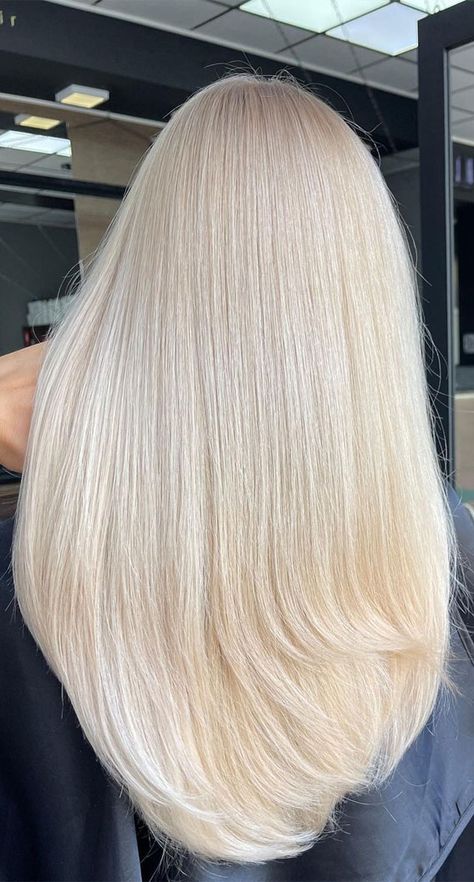 Wedding hairstyles ,find 1000s wedding hair inspiration Butter Blonde Hair Color, Platnium Blonde Hair, Blonde Hair Colour Ideas, Trendy Blonde Hair, White Blonde Hair Color, Cream Blonde Hair, Butter Blonde Hair, Blonde Hair Colour, Pale Blonde Hair