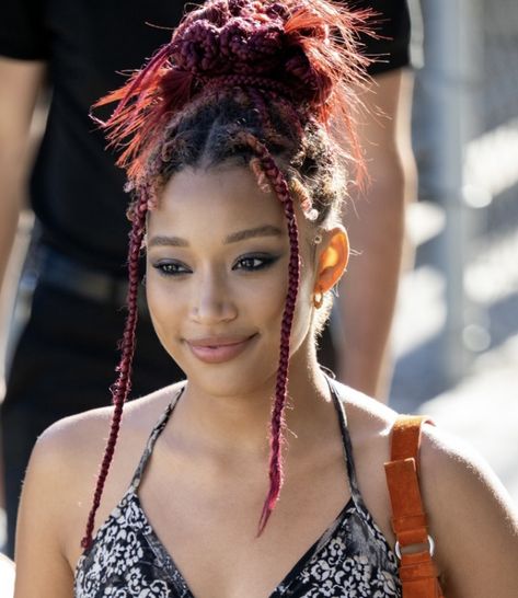 Trending Hair Colors, Colors For 2024, Amandla Stenberg, Trending Hair, Big Box Braids Hairstyles, White Lady, Braid Designs, Hair Wraps, Box Braids Hairstyles