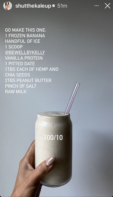 Arbonne Shake, Female Health, Arbonne, Pinch Of Salt, Frozen Banana, Chia Seeds, Peanut Butter, Condiments, Frozen