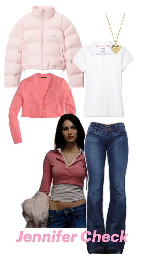 Jennifer’s body costume Jennifer’s Body Fashion, Jeanie Costume Halloween, Megan Fox Jennifer’s Body Outfits, Jennifer’s Body Outfit Ideas, Jennifer Body Outfits, Jennifers Body Costume Idea, Jennifer's Body Outfits, Jennifer Body Costume, Jennifer Check Outfits