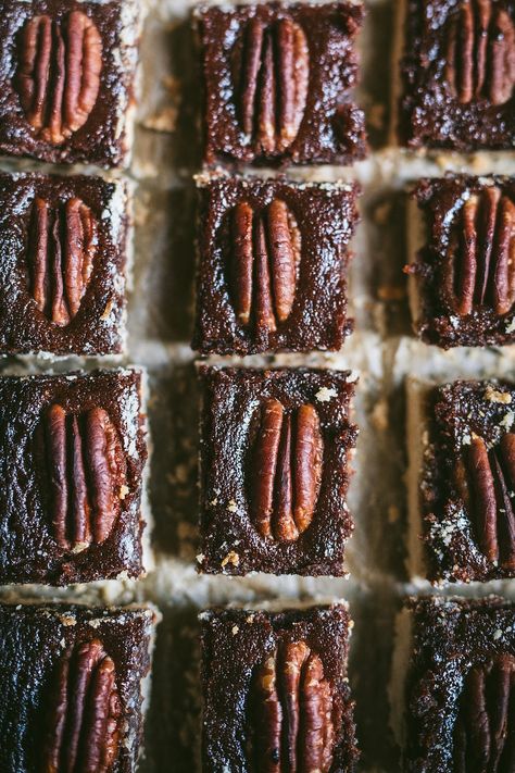 Date Syrup Recipe - Pecan Date Molasses Bars | The Storied Recipe Date Syrup Recipes, Date Molasses, Christmas Sweets Recipes, International Christmas, Southern Pecan Pie, Date Syrup, Moody Food Photography, Date Bars, Christmas Shortbread