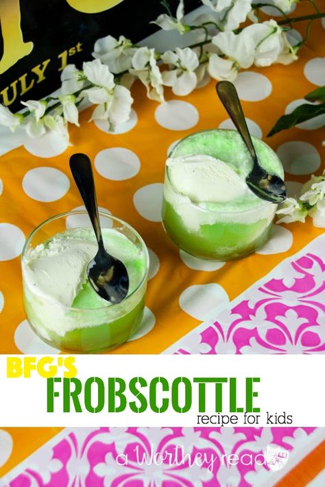 How to make Frobscottle from the BFG movie Bfg Party, Bfg Activities, The Bfg Book, Bfg Movie, Hamburger Party, Dahl Recipe, Roald Dahl Day, The Bfg, Movie Club