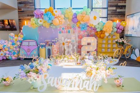 Bay Area Luxury Event Stylist on Instagram Daisy Theme, Groovy Birthday, Event Stylist, 2nd Birthday Party Themes, Luxury Event, 2nd Birthday Parties, Pool Party, Bay Area, 2nd Birthday