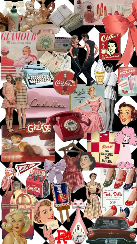 1950’s, 1950’s aesthetic, 50’s aesthetic, wallpaper, collage wallpaper, lockscreen, retro theme, retro aesthetic, diner aesthetic 1950s Aesthetic Wallpaper, 1950s Aesthetic Fashion, Vintage 50s Aesthetic, 1950’s Aesthetic, 1950 Aesthetic, 50’s Aesthetic, 50s Wallpaper, 1950s Wallpaper, 1950s Aesthetic