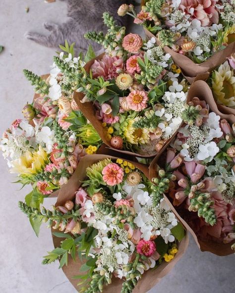 Farmers Market Flowers, Cut Flower Farm, Flower Business, Flower Cart, Flower Farmer, Cut Flower Garden, Bouquet Arrangements, Flower Therapy, Flower Food