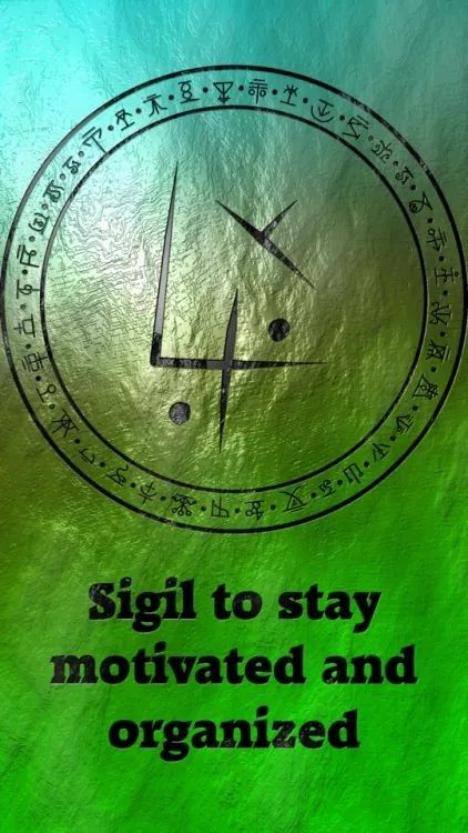 Sigil to stay motivated and organized. How To Use Sigils Symbols, Sigil Symbols, Wolf Of Antimony, Magick Symbols, Magia Das Ervas, Wiccan Symbols, Wiccan Spell Book, Sigil Magic, Magic Symbols