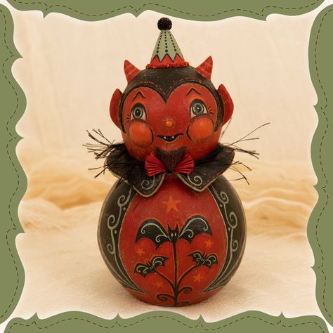 Johanna Parker Valentines, Paper Clay Projects, Valentines Halloween, Johanna Parker Halloween, Pumpkin Inspo, Halloween Cutouts, Folk Art Halloween, Halloween Fiesta, Retro Pumpkin