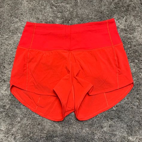 NWOT Lululemon Speed Up HR Short 2.5" Womens size 4 Color is Carnation Red Inseam is 2.5" High rise fit In perfect condition Reasonable offers are welcome!!! #lululemon #lowrise #shorts #running #summer Red Lululemon Shorts, Lowrise Shorts, Running Summer, Lululemon Collection, Clothing Board, Lululemon Speed Up Shorts, Preppy Clothes, Casual Preppy Outfits, Lululemon Shorts