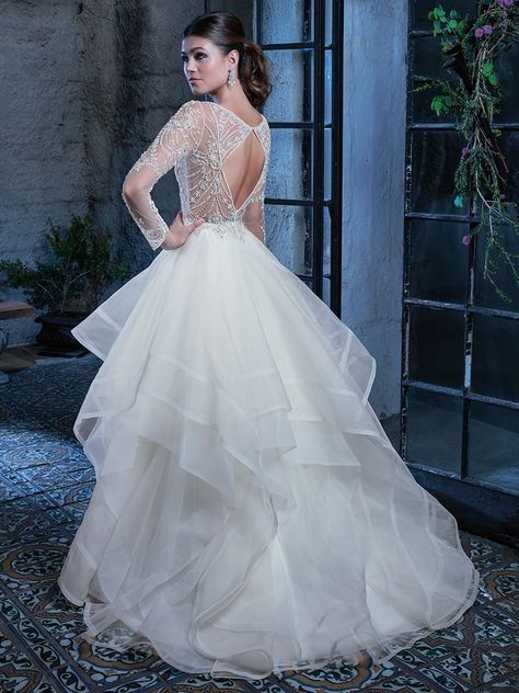 Ruffled Skirt Wedding Dress, Skirt Wedding Dress, Ballgown Wedding Dress, Ballgown Wedding, Casablanca Bridal, Dior Haute Couture, Wedding Dress Pictures, Ruffled Skirt, Wedding Dress Couture