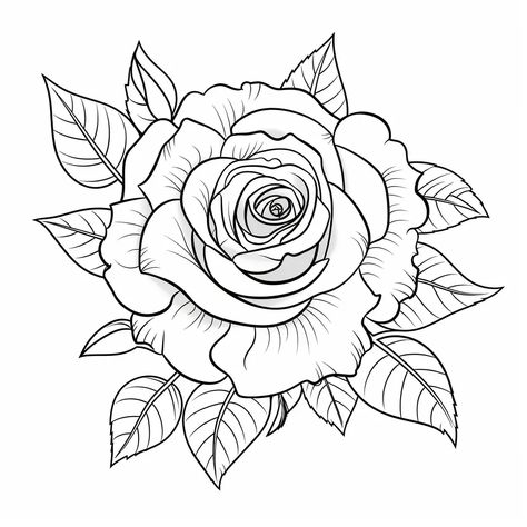 #rose #coloring #coloringpages #art Free Printable Pictures, Rose Coloring, Pencils Drawings, Sunflower Coloring Pages, Rose Coloring Pages, Rose Sketch, Craft Templates, Printable Pictures, Wood Burning Patterns