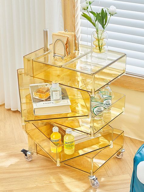 Smarter Shopping, Better Living! Aliexpress.com Nightstand With Drawers, Tall Nightstand, Acrylic Countertop, Nordic Coffee Table, Acrylic Side Table, Acrylic Products, Furniture Acrylic, Tall Nightstands, Countertop Material