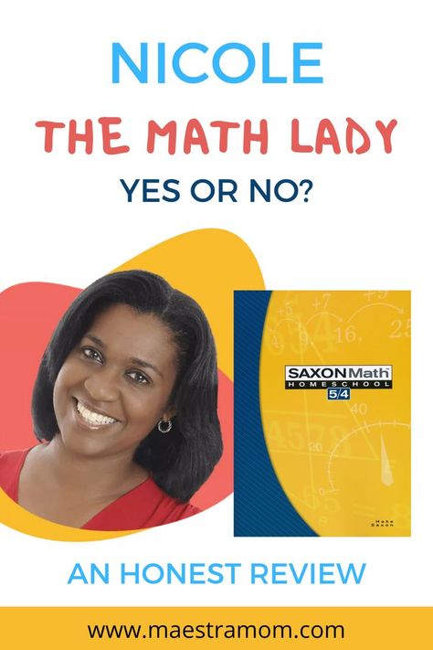 We're a real homeschoolin family that's been using Nicole the Math Lady for 3 years. Find out what we love and the drawbacks, too. An honest review of Nicole the Math Lady for Saxon homeschool math. Saxon Math, Math Review, Homeschool Math, Homeschool Organization, Yes Or No, Homeschool Mom, Math Classroom, Math Teacher, Homeschool Resources