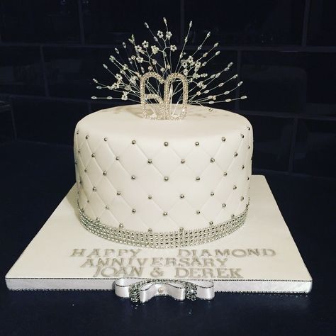 Diamond Jubilee Cake, Diamond Wedding Anniversary Cake Ideas, 60th Wedding Anniversary Cakes Diamonds, Diamond Wedding Cake Ideas, Diamond Theme Cake, 60th Anniversary Cake Ideas, 60th Wedding Anniversary Cakes, Diamond Birthday Cake, 60th Anniversary Cake