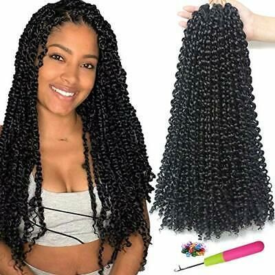 (Ad) 8 Packs 18 Inch Passion Twist Hair Dark Brown Water Wave (8pc-Passion Twist|2#) Bohemian Goddess Locs, Passion Twist Hair, Hair Dark Brown, Wave Crochet, Brown Water, Bohemian Braids, Natural Afro Hairstyles, Hair Dark, Twist Hair