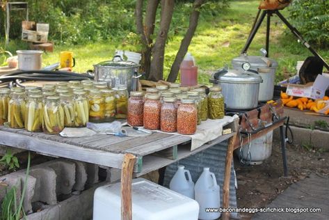 Canning Kitchen Ideas, Canning Station, Fresh Store, Amazon Fresh, Canning Kitchen, Canning 101, Canning Food, Canning Food Preservation, Canned Food Storage