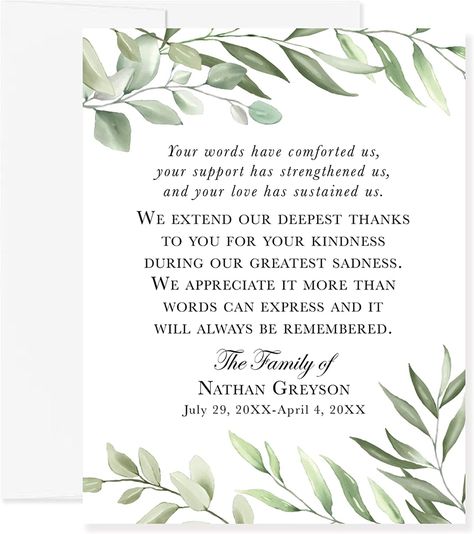 Thank You Bereavement Cards, Memorial Thank You Cards, Thank You Sympathy Cards, Thank You Sympathy Note, Thank You For Your Condolences, Bereavement Thank You Messages, Thank You For Condolences Words, Sympathy Thank You Cards Messages, Thank You Note