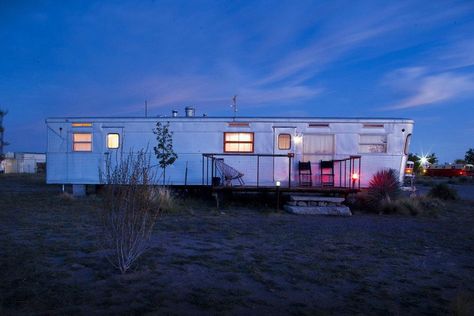 El Cosmico in West Texas is a creative hotel and community art project — and a place where time stands still. Time Stands Still, Outdoor Tub, Word Count, Somebody Else, Trailer Home, Out West, West Texas, Trailer Park, Big Sky