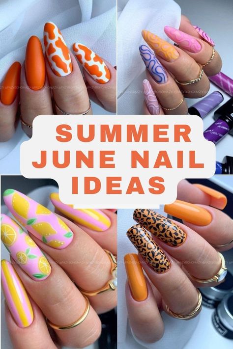 Summer nails + June nails June Nails Ideas, Nails June, June Nails, Nail Photos, Nail Designs Summer, Nails Ideas, Time Of The Year, Nail Inspo, Summer Nails