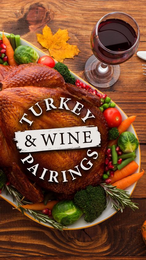 Skip the stress and pair to perfection with these turkey and wine combos! Turkey Wine Pairing, Thanksgiving Wine Pairing, Maine Blueberries, Perfect Turkey Recipe, Best Thanksgiving Turkey Recipe, Turkey Wine, Deep Fried Turkey, Thanksgiving Wine, Classic Thanksgiving