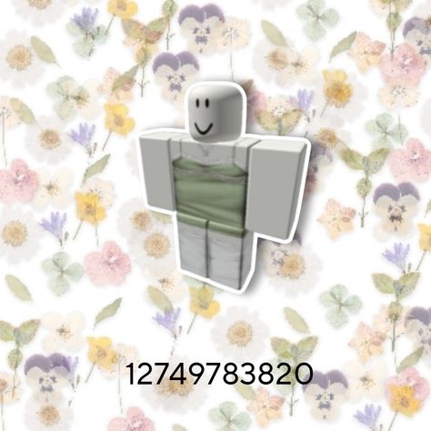 Roblox codes Cottagecore Kawaii, Brook Green, Kawaii Vintage, Green Y2k, Roblox Code, Rp Ideas, Paper Toys Template, Roblox 3, Emerald Green Dresses