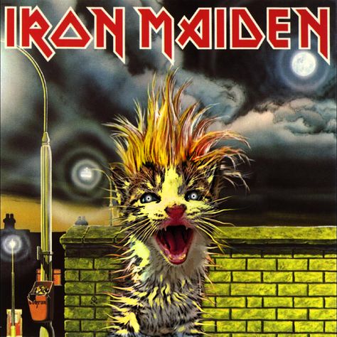 IRON MAIDEN - Iron Maiden Famous Album Covers, Iron Maiden Posters, Rock Argentino, Classic Album Covers, Iron Maiden Eddie, Iconic Album Covers, The Strokes, Cat People, Album Cover Art