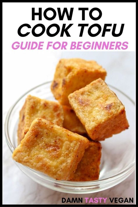 Tofu For Beginners, Pressing Tofu, Firm Tofu Recipes, Ways To Cook Tofu, Tofu Seasoning, Cook Tofu, Tofu Recipes Healthy, Tofu Recipes Easy, Cooking Tofu