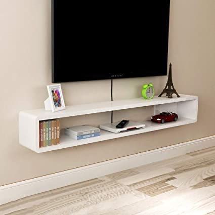 Bedroom Male, Tv Rack Design, Spavaca Soba, Tv Shelves, Tv Wall Shelves, Floating Tv Shelf, Shelves Floating, Tv Rack, Tv Wand