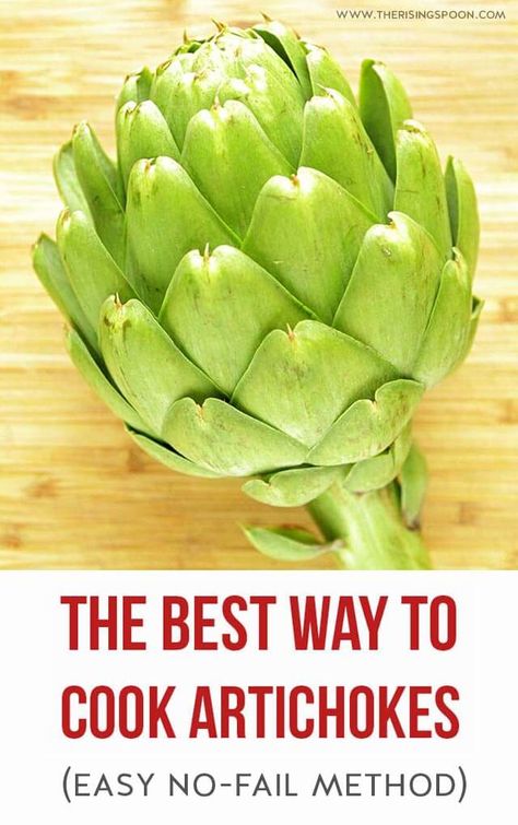 Quick Artichoke Recipes, Cook Artichoke How To, How To Cook Artichokes Boil, Boiled Artichoke Recipes, Artichokes How To Cook, How To Cook An Artichoke, Easy Artichoke Recipes, Artichoke How To Cook, Keto Artichoke