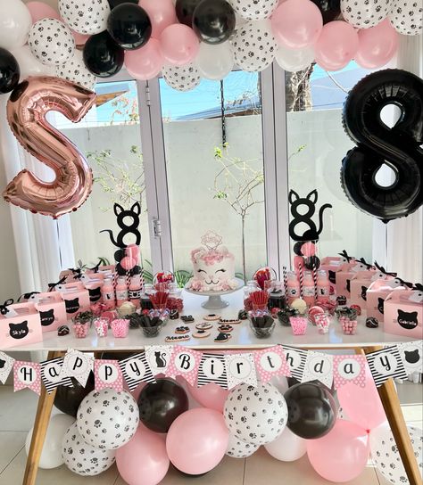 Cat Themed Party, Kitten Birthday Party, Dog Themed Birthday Party, Cat Themed Parties, Cat Themed Birthday Party, Masquerade Theme, Kitten Birthday, Car Birthday Theme, Cat Birthday Party