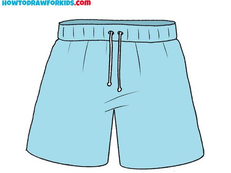 how to draw shorts for kids Shorts Drawing Male, How To Draw Shorts, Shorts Drawing, Apple Picture, Children Sketch, Art Outfits, Drawing Tutorials For Kids, Drawing Tutorial Easy, Drawing Videos