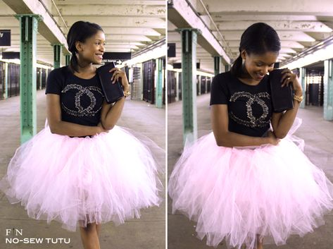 No-Sew tutu tutorial. I actually need a petticoat, but I'm lazy and don't own a sewing machine, and I think that this would be okay to puff up a skirt as well. Diy Tutu Skirt Women, Diy Tutu Adult, Easy Sew Dress, Diy Tulle Skirt, Diy Tutu Skirt, Tulle Skirt Tutorial, Tutu Tutorial, No Sew Tutu, Mood Sewciety