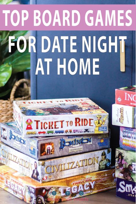 Board games are a great activity to play as a couple while cooped up at home. Check out these fun two person games! #gamenight #boardgames 2 Person Board Games, Best Games For Couples, 2 Person Games, Two Person Games, Games For Two People, Fun Couple Games, Top Board Games, Board Games For Two, Adult Game Night