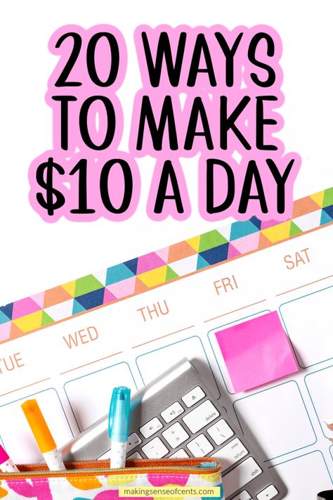 How To Make $10 A Day Fast. Do you want to learn how to make $10 a day? Whether you want to make an extra $10 every day or if you just need an extra $10 fast right now, you have options. How can I make 10.00 a day?, How to make $10 an hour online?, How to make $10 a day without paying,  how to make $10 dollars a day as a kid, How to make $10 a day online How To Make 1000 Fast, Mystery Shopping Companies, Make 100 A Day, Mystery Shopping, Earn Extra Cash, Making Extra Cash, Side Money, Money Saving Plan, Money Matters