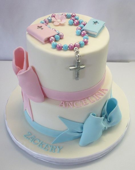 Christening Cake Girls, Comunion Cake, Baptism Cupcakes, Baby Reveal Cakes, Holy Communion Cakes, First Communion Cakes, Fig Cake, Confirmation Cakes, Fondant Cake Designs