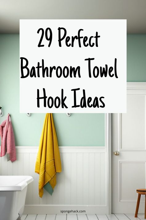 When I moved into my first home, I had to replace all the towel hooks. Why? Because they were old, tattered and just dingy looking. I wanted towel hook ideas that were modern, chic and fit my style. Do you feel the same? Maybe you’re upgrading your bathroom with some serious functionality and style or […] Small Bathroom Hand Towel Holder Ideas, Hang Bathroom Towels Ideas, Bath Towels Display Hanging, Towel Rack Bathroom Hanging Ideas, Towel Hook Ideas, Towel Storage For Bathroom, Bathroom Towel Hook Ideas, Bathroom Hand Towel Holder Ideas, Kids Bathroom Towel