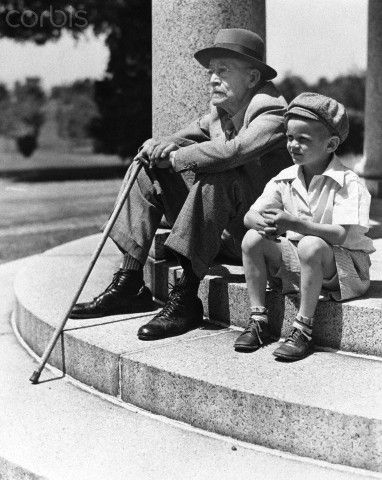 Close-up of grandfather sitting with grandson --- Image by © SuperStock/Corbis Stock; Photo ID: 42-28866136; Credit: © SuperStock/Corbis; License Type: Rights Managed (RM).  To learn more about African American History and Photography please visit TALD documentary/multimedia project "Through A Lens Darkly" & Digital Diaspora Family Reunion (DDFR) Roadshow @ DDFR.tv.   Upload and share your own family photographs and stories at ddfrsocialnet.ning.com ! Grandparents Photography, Grandparent Photo, Children Praying, The Lone Ranger, Mom Art, Family Matters, Creative Images, Old People, African American History