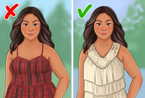 10 Fashion Secrets You Can Use if You Have Thick Arms / Bright Side Tops For Big Arms For Women, Shirts For Big Arms For Women, Arm Covering Summer Outfits, Large Arms Outfit, Sleeveless For Big Arms, How To Dress If You Have A Big Stomach, Plus Size Summer Outfits Big Arms, Dress For Big Arms Women, Blouse For Fat Arms