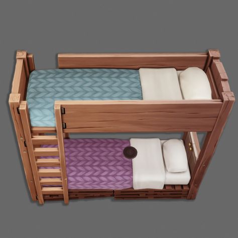 Sims 4 Bunk Bed, 4 Bunk Bed, 4 Bunk Beds, Sims 4 Beds, Sims 4 Anime, Sims 4 Mm Cc, Toddler Beds, Sims 4 Mm, Hanging Fabric