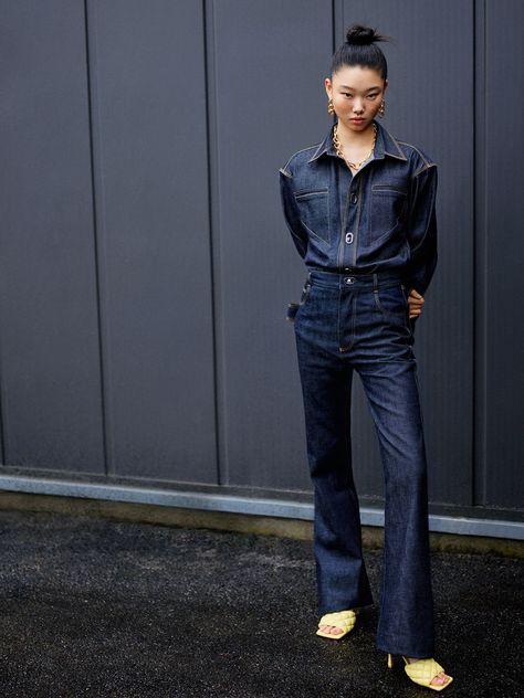 Yoon Young Bae, Streets Of Seoul, Denim Editorial, Porter Magazine, Michael Kors Fall, Canadian Tuxedo, Shape Magazine, Denim Outfits, Vogue Spain