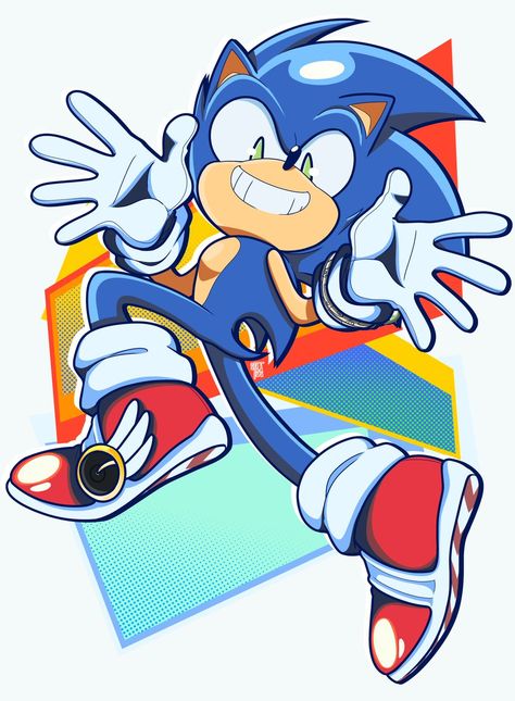 Scenecore Art, How To Draw Sonic, Sonic Fanart, Hedgehog Game, Sonic Unleashed, Speed Art, Sonic 3, Blue Hedgehog, Sonic Franchise