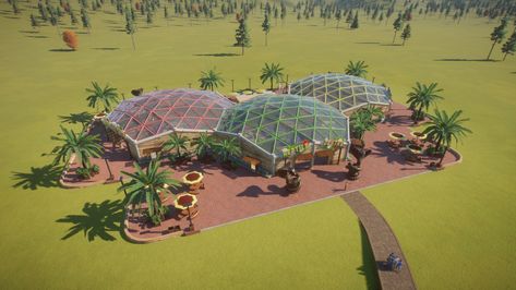 Steam Workshop :: Reptile Centre - Reptile House - 9 Exhibits with Food court. Red Brick Foundation, Brick Foundation, Zoo Boo, Zoo Games, Zoo Pictures, Reptile Zoo, Zoo Project, Zoo Architecture, Cool Fish Tanks