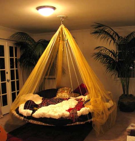 Floating Bed for Special Needs Children Indoor Hammock Bed, Ceiling Bed, Hanging Daybed, Hanging Beds, Indoor Hammock, Hammock Bed, Hanging Bed, Floating Bed, Round Beds