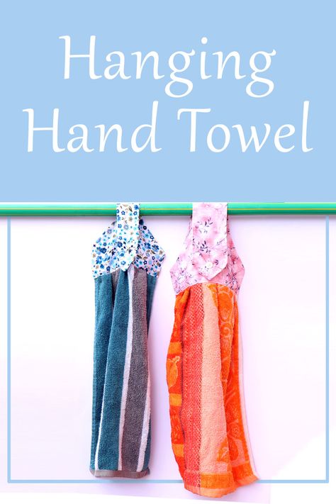 Sew a hanging hand towel at home. Pot Holders Diy Sewing Dish Towels, How To Make A Dish Towel With A Pot Holder, Hand Towel With Pot Holder, Hanging Potholder Dishtowel, Pot Holder Hand Towel, Hanging Dish Towel With Pot Holder, Kitchen Towels Hanging Pot Holders, Hanging Kitchen Towels Ideas, Diy Hanging Hand Towels