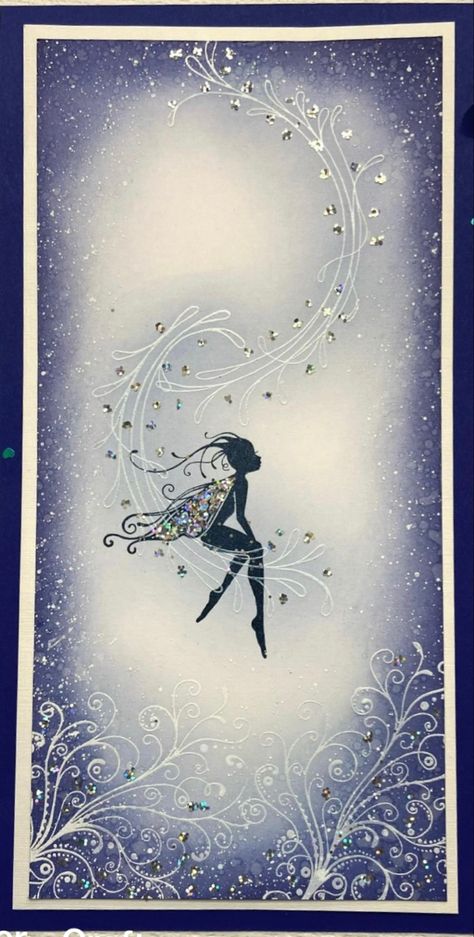 Lavinia Easter Cards, Lavinia Cards Inspiration, Lavinia Stamps Christmas Cards, Lavina Stamps, Lavinia Cards, Fairy Cards, Lavinia Stamps Cards, Gelli Plate Art, Silhouette Cards