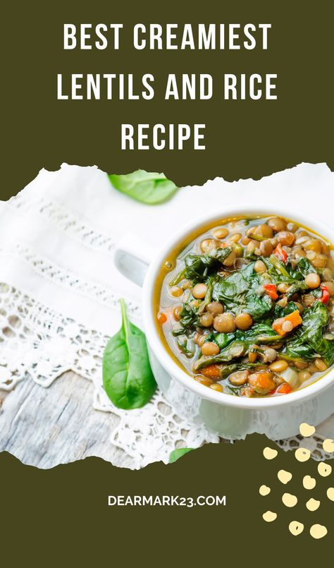 Lentils and Rice Soup with Spinach in a white bow on a lacy table cloth. Whole Food Crockpot Recipes, Benefits Of Lentils, Lentils And Rice Recipe, Food Crockpot Recipes, Lentil And Rice, Whole Foods Recipe, Lentils Benefits, House Budget, Healthy Whole Foods