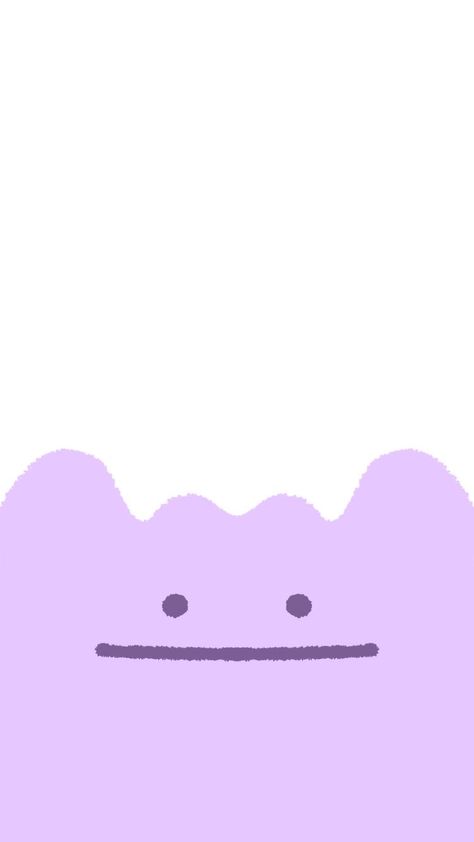 Ditto Wallpaper Iphone, Purple Cute Wallpaper, Cute Aesthetic Wallpaper Iphone, Ditto Wallpaper, Cute Purple Wallpapers, Purple Monster, Purple Cute, Pokemon Backgrounds, Background Cute