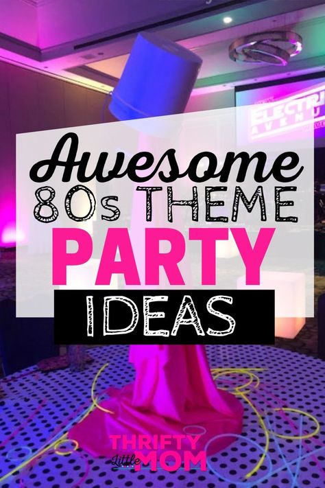 Love these fun 80s theme party ideas!!! Go back to the future and bring your cassette tapes with these DIY decoration tips and food for adults or kids. 80s Party Decorations Diy, 1980s Party Decorations, 80s Party Foods, 80's Theme Party, 80s Prom Party, Decade Party, 80s Party Decorations, 80's Theme, 80s Birthday Parties