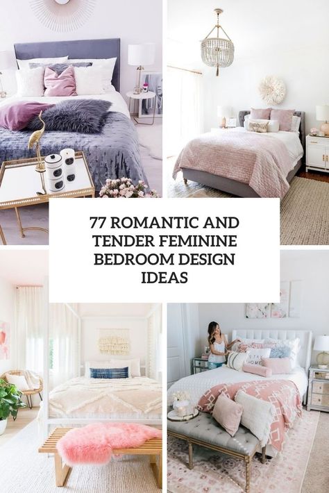 romantic and tender feminine bedroom design ideas cover Feminine Bedroom Romantic, Bedroom Inspirations Master Romantic, Adult Women Bedroom Ideas Decor, Feminine Bedrooms, Bedroom Feminine, Feminine Bedroom Design, Feminine Space, Bedroom Inspirations Master, Vintage Couch